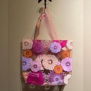 Clinique Flower Power PVC Beach Tote - NWT!